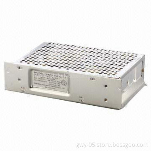 Switch power supply for optical sender, measures 159x 98 x 39mm